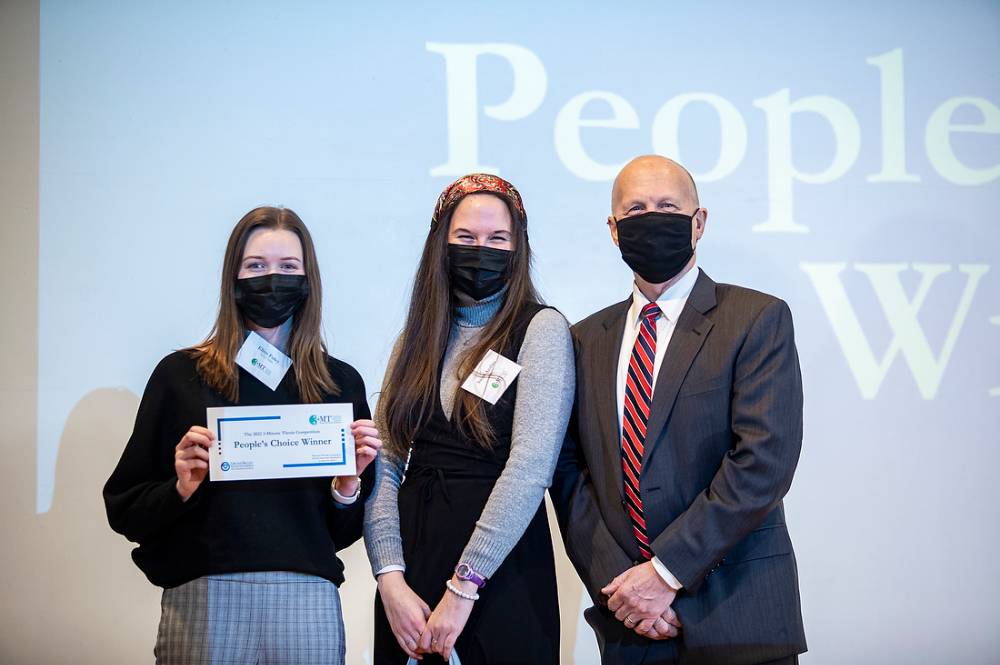 Ellen Foley (left), Sarah Ansbro (middle), and Dr. Jeffrey Potteiger (right) (4).